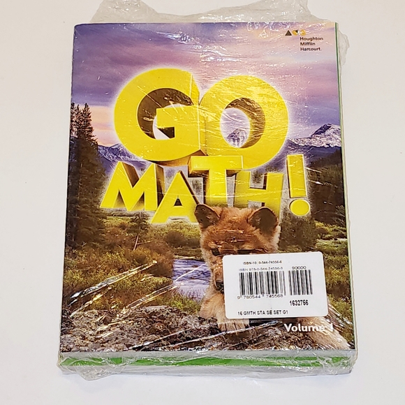NEW Go Math! Grade 1 Student Edition Books Volume 1 & 2 SEALED Homeschool - Picture 2 of 13